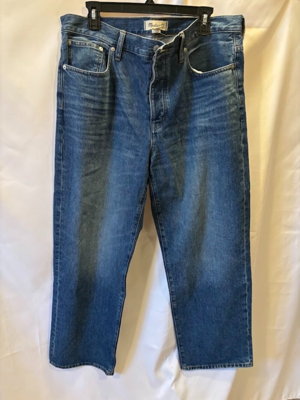 Madewell Low-Slung Straight Blue Jeans - Size 31